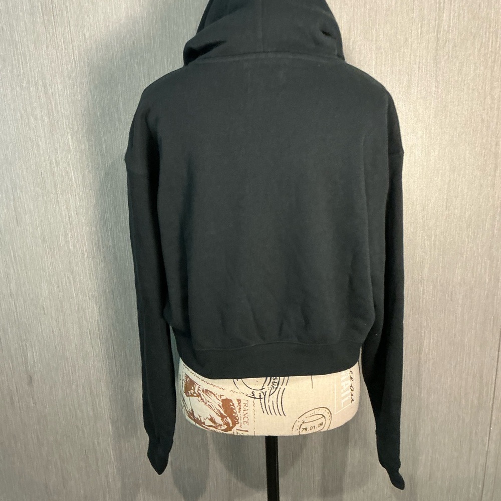 NWOT Converse Women's Black Hoodie Sweater Size Large - Picture 7 of 11
